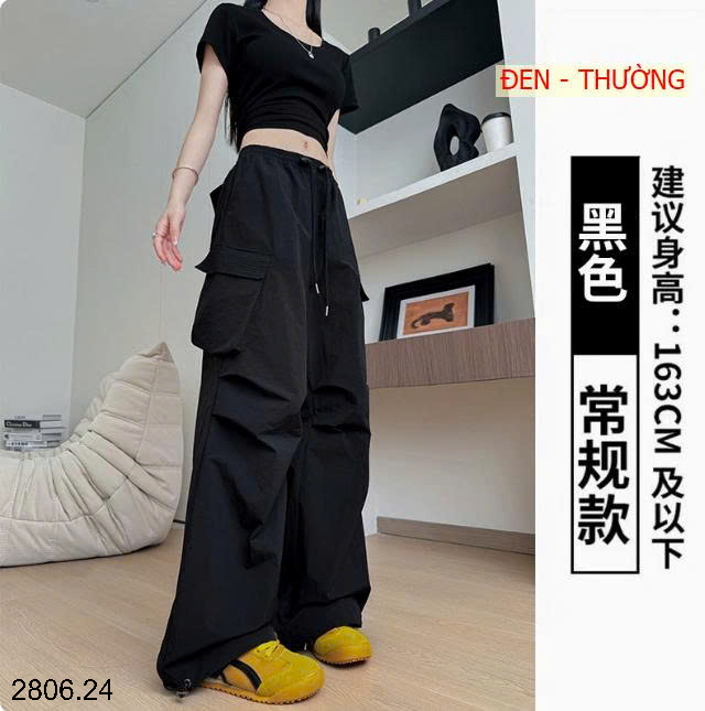 26HA2806.24 - QUẦN TÚI HỘP CẠP CAO CHO NỮ