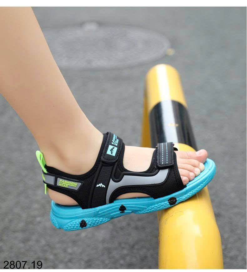 26HA2807.19 - SANDAL BÉ TRAI ĐẾ MỀN CHỐNG TRƠN TRƯỢT