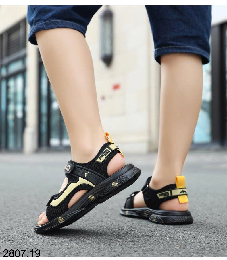 26HA2807.19 - SANDAL BÉ TRAI ĐẾ MỀN CHỐNG TRƠN TRƯỢT