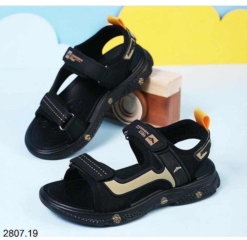 26HA2807.19 - SANDAL BÉ TRAI ĐẾ MỀN CHỐNG TRƠN TRƯỢT