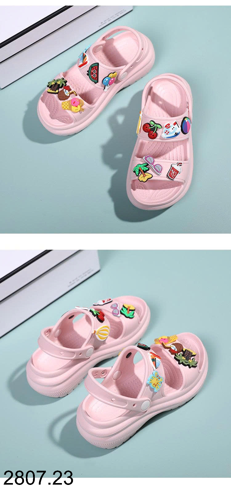 26HA2807.23 - DÉP EVA SIÊU NHẸ MẸ CON KÈM STICKER
