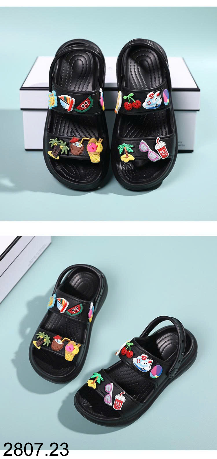 26HA2807.23 - DÉP EVA SIÊU NHẸ MẸ CON KÈM STICKER