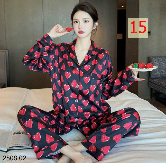 26HA2808.02 - BỘ PIZAMA LỤA CHO NỮ
