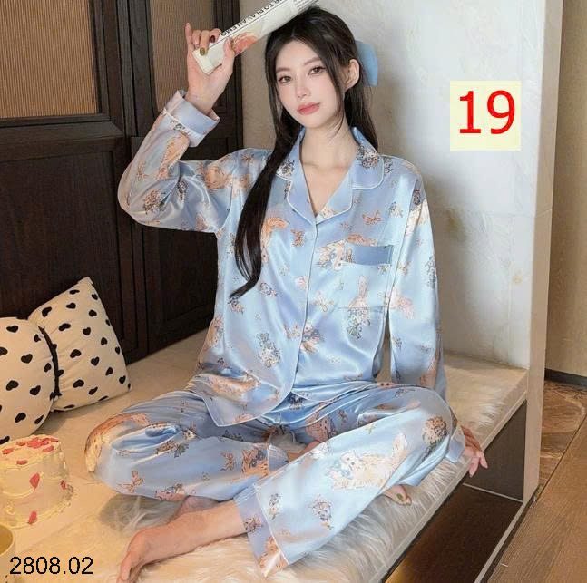 26HA2808.02 - BỘ PIZAMA LỤA CHO NỮ