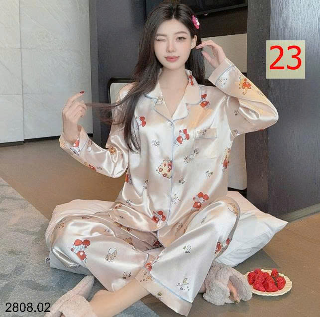 26HA2808.02 - BỘ PIZAMA LỤA CHO NỮ