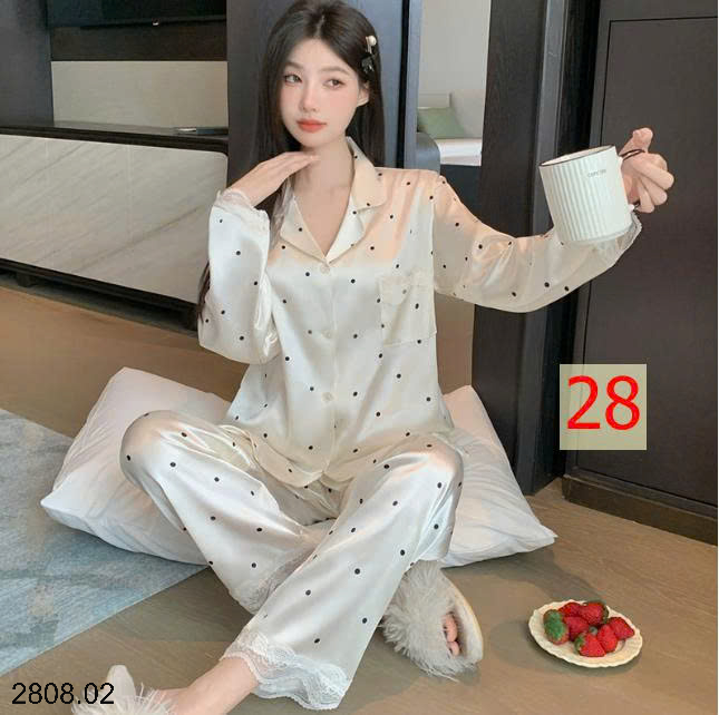 26HA2808.02 - BỘ PIZAMA LỤA CHO NỮ