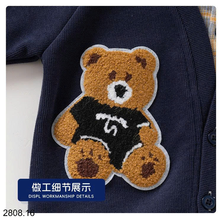 26HA2808.16 - ÁO THU ĐÔNG WELLKIDS GIẢ CỔ SƠ MI