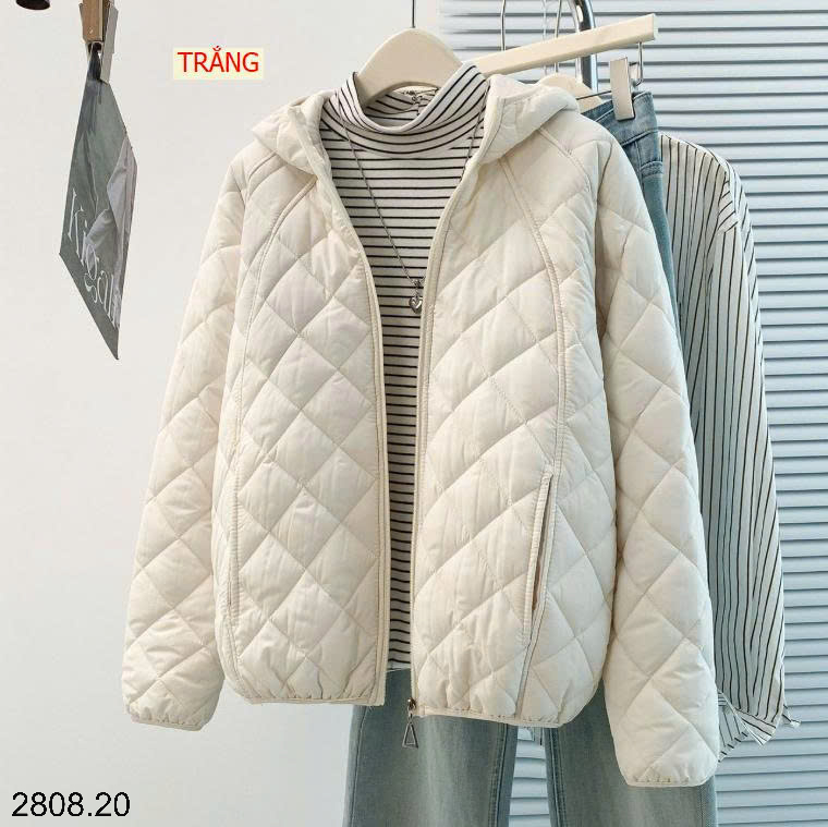 26HA2808.20 - ÁO KHOÁC PHAO TRẦN TRÁM CHO NỮ