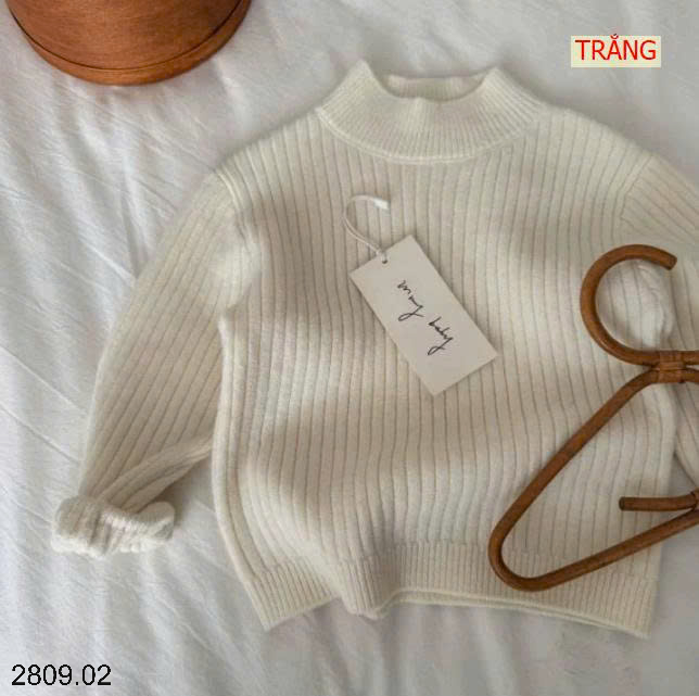 26HA2809.02 - ÁO LEN CỔ 3 PHÂN CHO BÉ