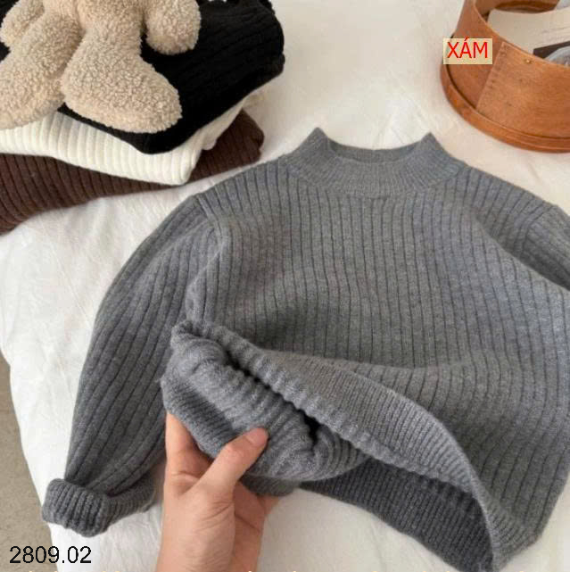 26HA2809.02 - ÁO LEN CỔ 3 PHÂN CHO BÉ