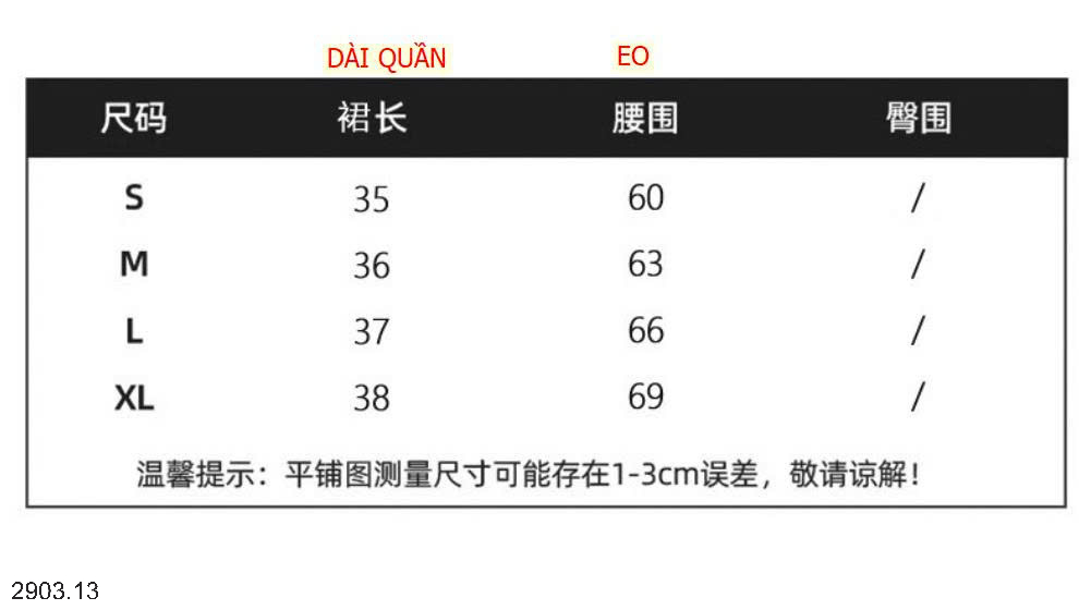 26HA2903.13 - CHÂN VÁY BÍ TULIP SIÊU XINH NỮ