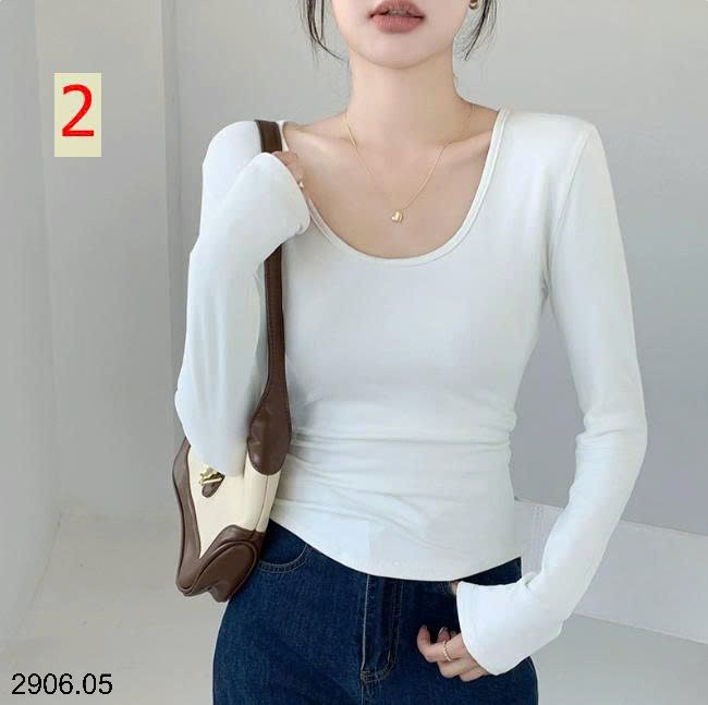 26HA2906.05 - ÁO THUN TRỄ CỔ CHO NỮ