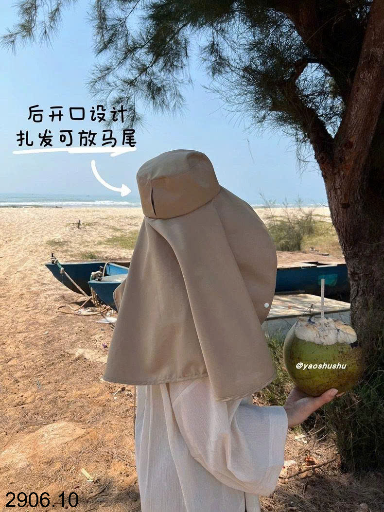 26HA2906.10 - MŨ CHỐNG NẮNG CHOÀNG KÍN