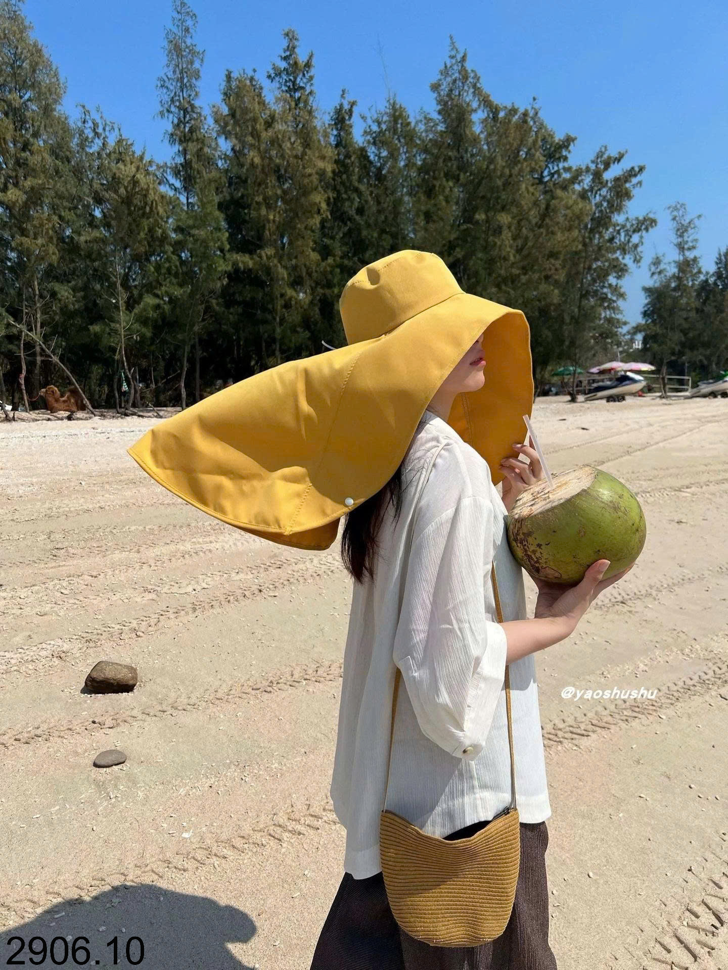 26HA2906.10 - MŨ CHỐNG NẮNG CHOÀNG KÍN