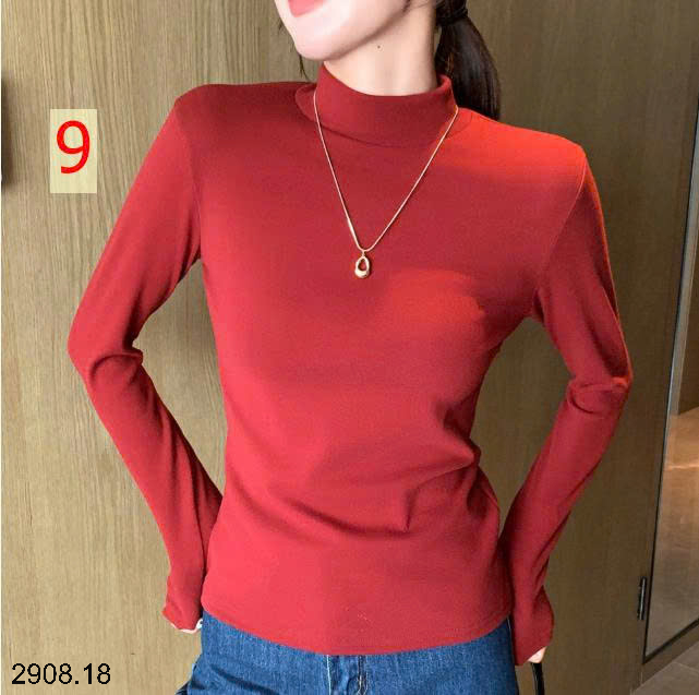 26HA2908.18 - ÁO GIỮ NHIỆT CỔ 3 PHÂN CHO NỮ