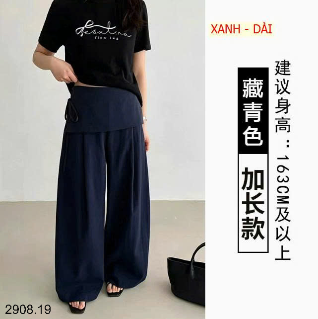 26HA2908.19 - QUẦN ỐNG RỘNG 2 MẢNH KIỂU HÀN