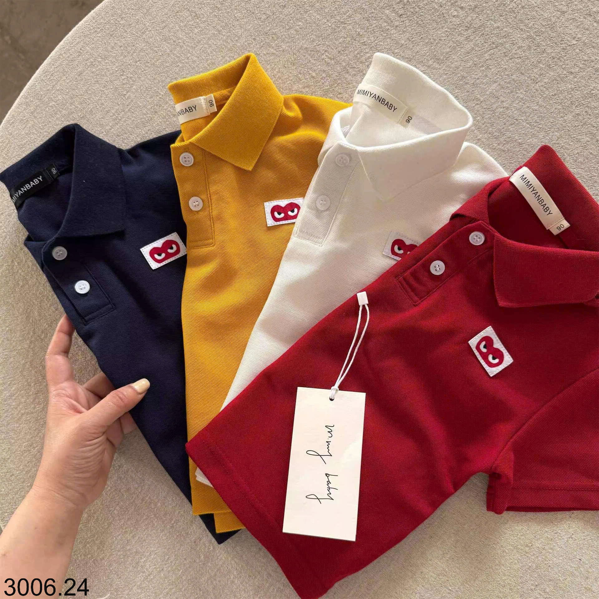 26HA3006.24 - ÁO POLO NINGLI CHO BÉ