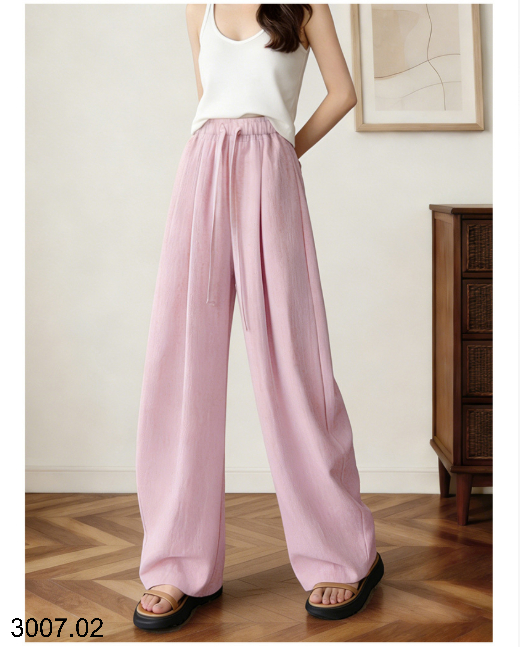 26HA3007.02 - QUẦN ỐNG RỘNG NỮ CHẤT LIỆU TENCEL LINEN