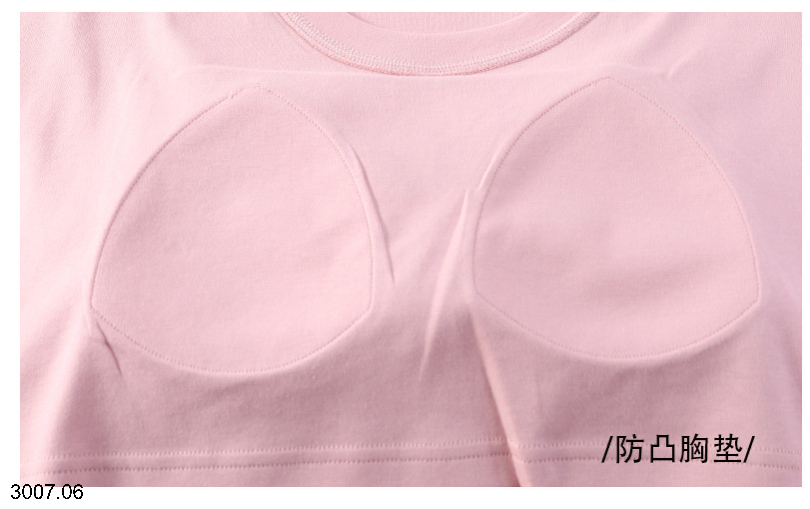 26HA3007.06 - BỘ COTTON NỮ MẶC NHÀ KÈM ĐỆM NGỰC