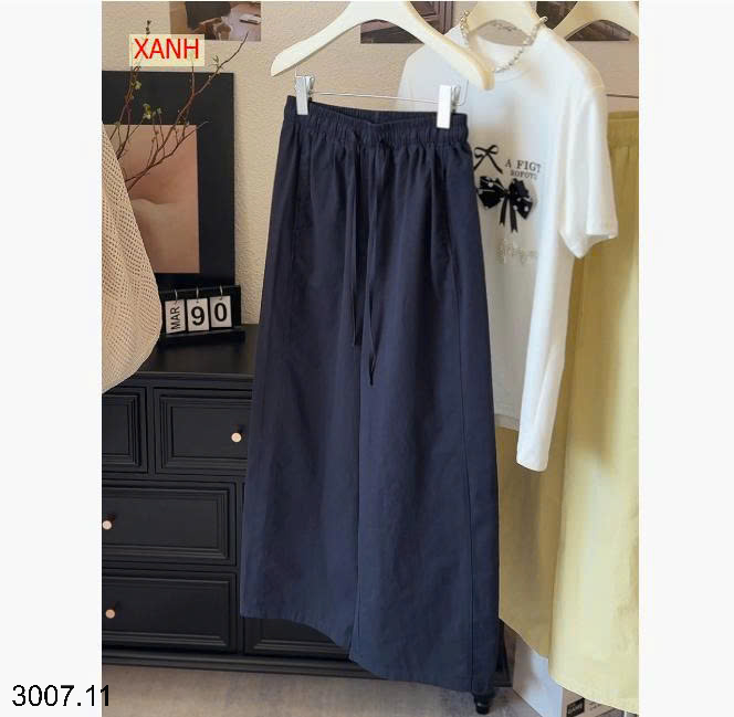 26HA3007.11 - QUẦN CHUN ỐNG RỘNG NỮ NHÀ ANNA