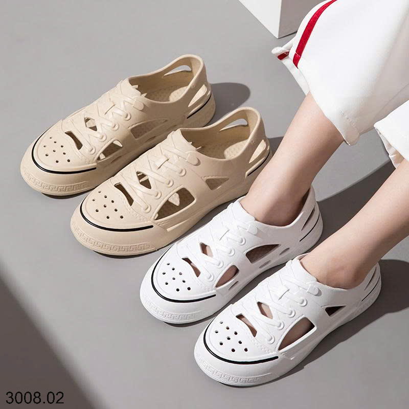 26HA3008.02 - GIÀY NHỰA LỖ THOÁNG KHÍ NAM NỮ