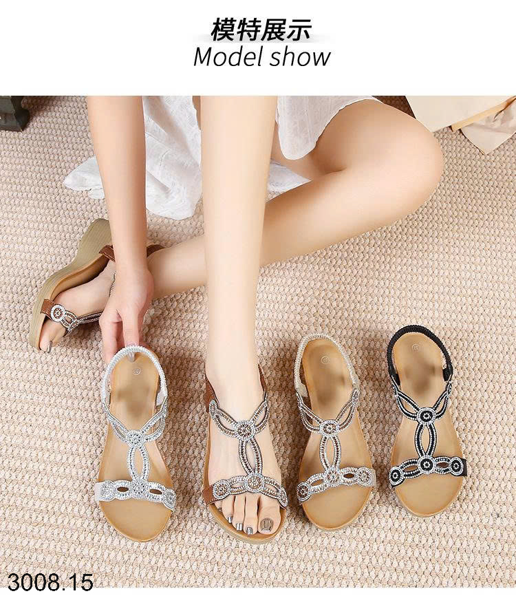 26HA3008.15 - SANDAL ĐÍNH ĐÁ CHO NỮ