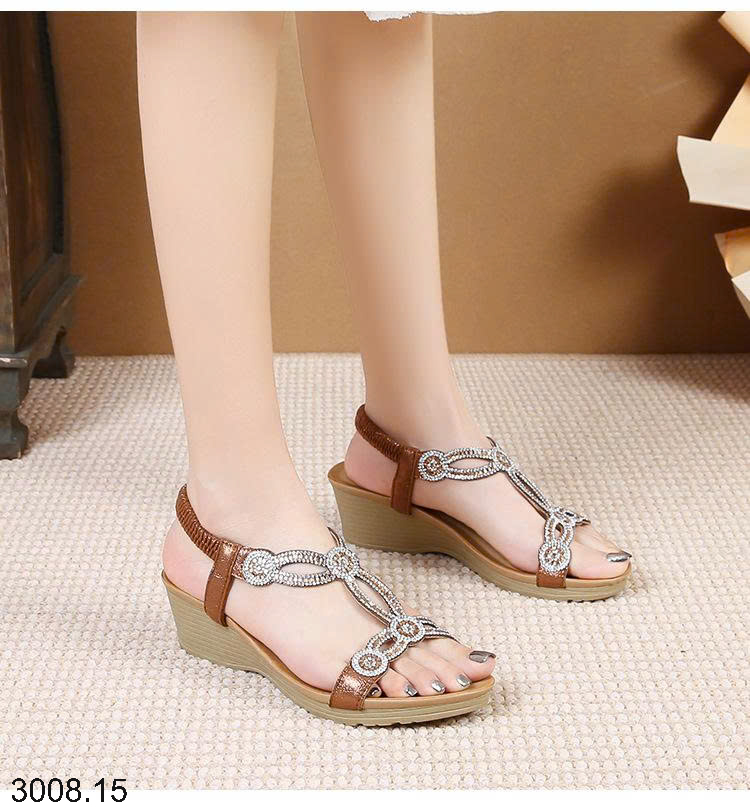 26HA3008.15 - SANDAL ĐÍNH ĐÁ CHO NỮ