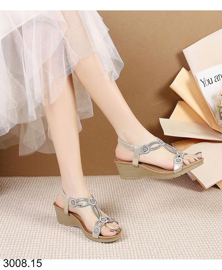 26HA3008.15 - SANDAL ĐÍNH ĐÁ CHO NỮ