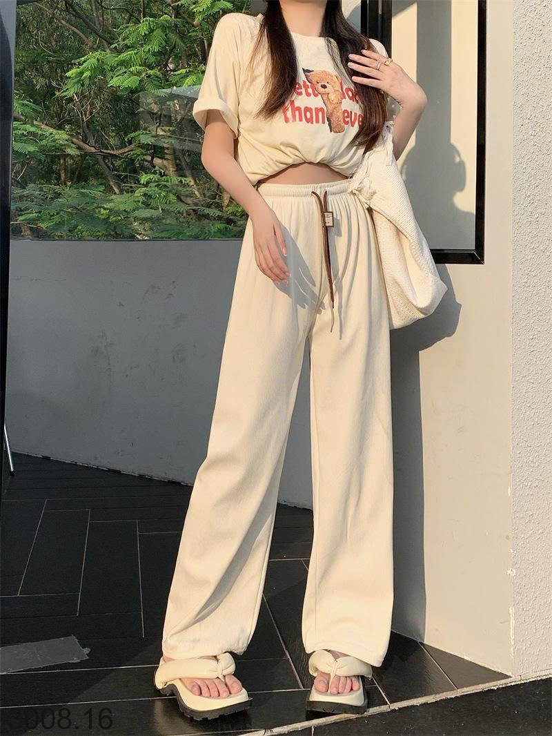 26HA3008.16 - SET 2 QUẦN NHUNG TĂM ỐNG RỘNG CHO NỮ