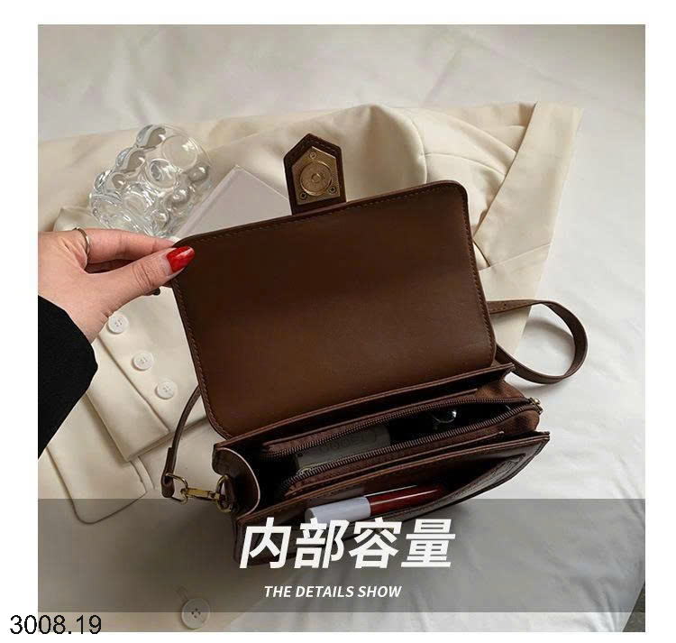 26HA3008.19 - TÚI XÁCH YÊN NGỰA PHONG CÁCH RETRO