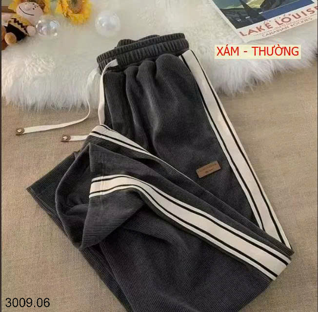 26HA3009.06 - QUẦN NHUNG TĂM ỐNG XUÔNG NAM