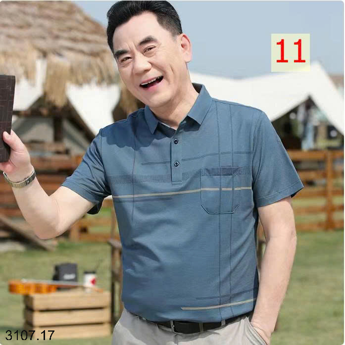 26HA3107.17 - ÁO POLO TRUNG NIÊN CHO BỐ