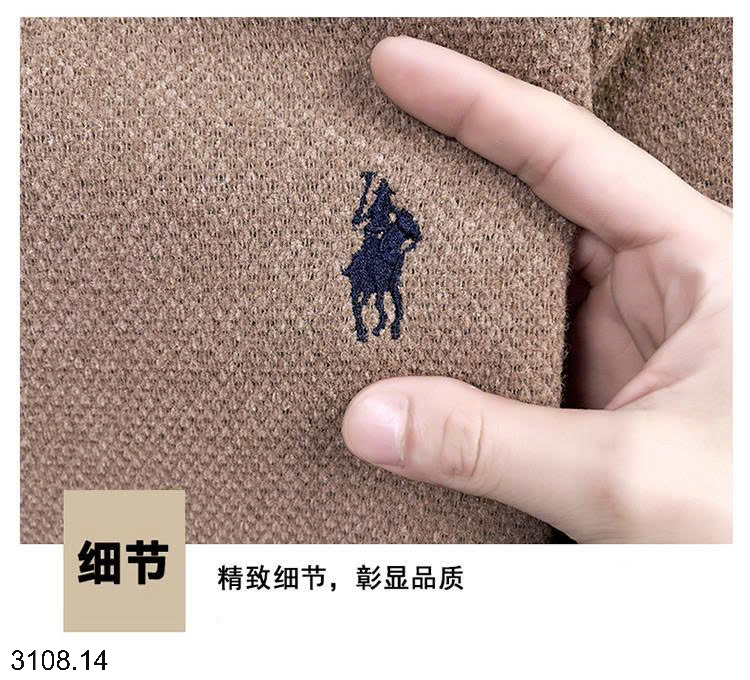 26HA3108.14 - ÁO LEN CỔ SƠ MI NAM LÓT LÔNG