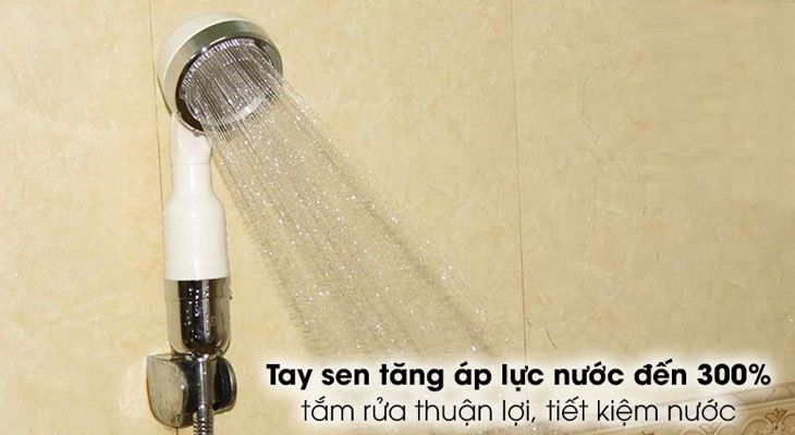 Vòi sen chạy mạnh giúp tiết kiệm nước