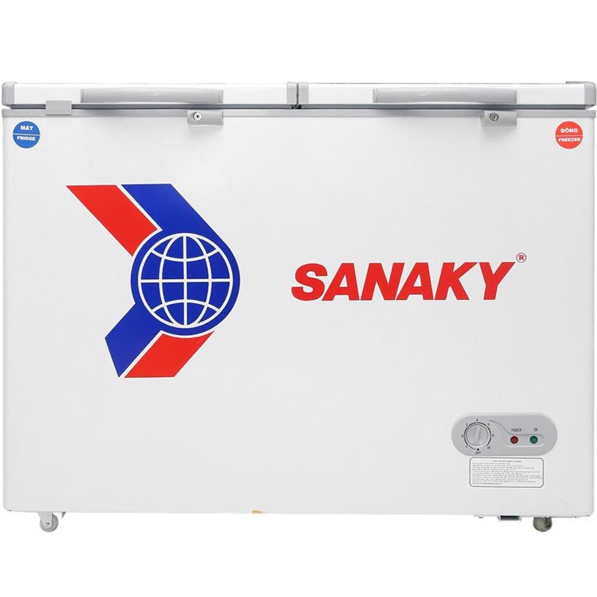 TỦ ĐÔNG SANAKY 2 NGĂN 165L VH-225W2