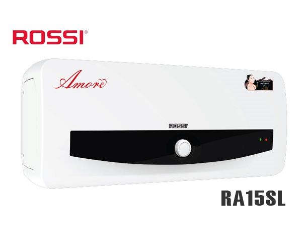 MÁY NƯỚC NÓNG ROSSI AMORE 15L NGANG RA15SL