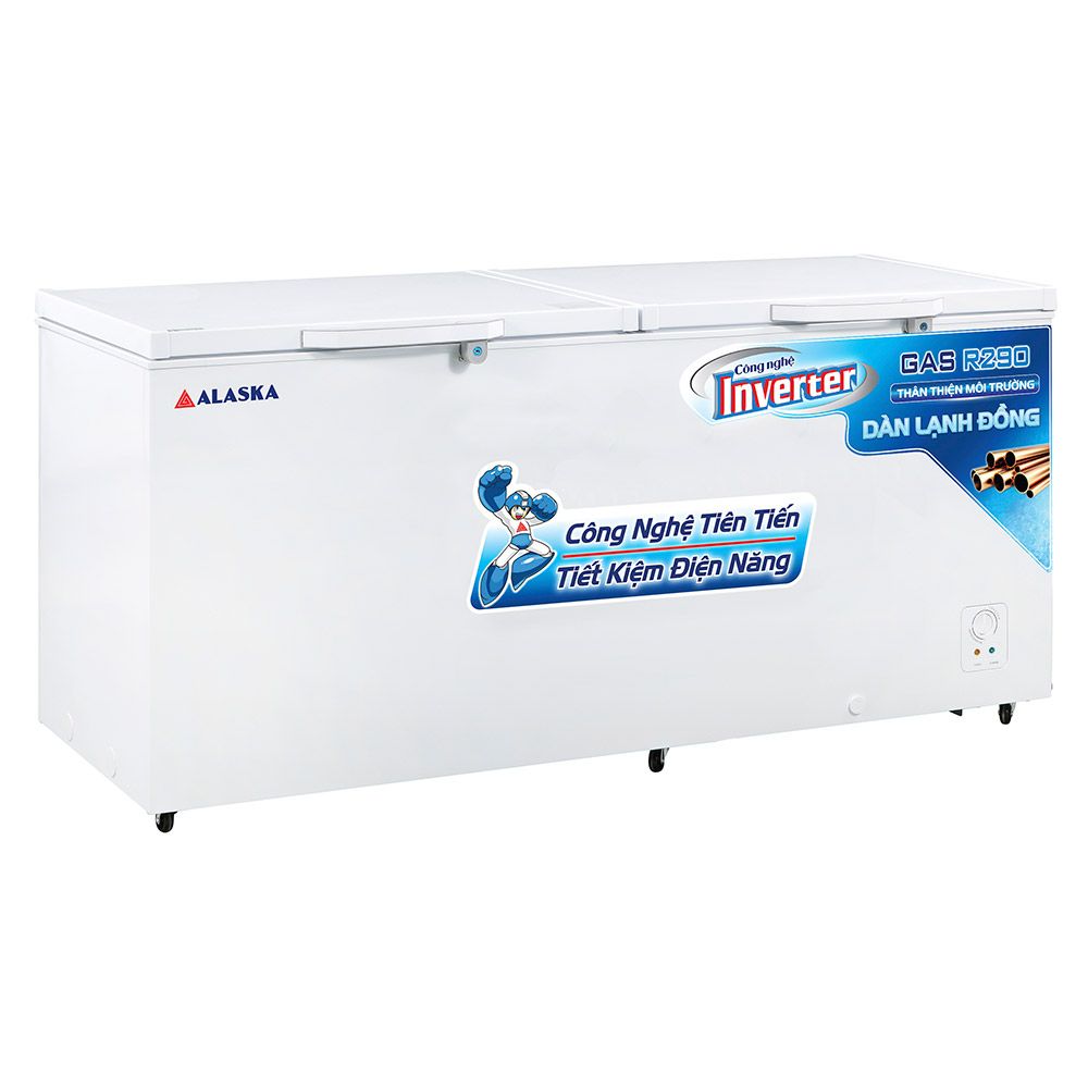 TỦ ĐÔNG ALASKA INVERTER 650L HB-890CI