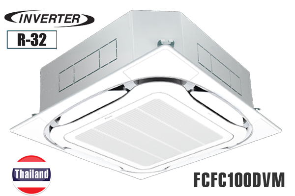 ĐIỀU HÒA DAIKIN FCFC100DVM/RZFC100DVM+BRC7F635F9+BYCQ125EAF (ĐK Không Dây))