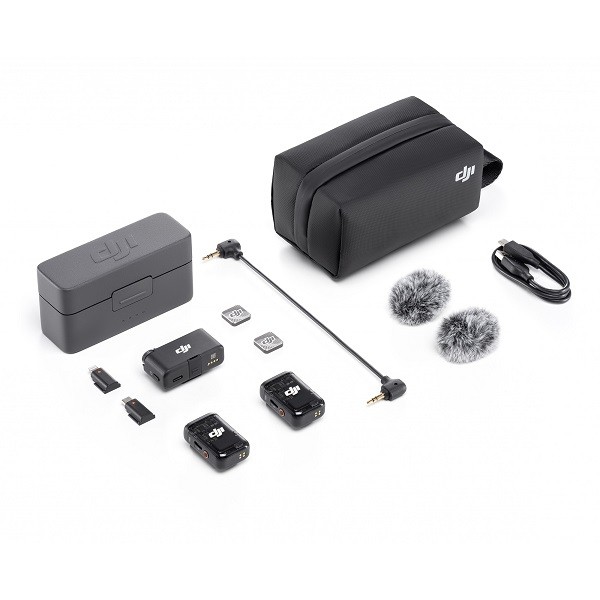 DJI MIC 2 ( 2 TX + 1 RX + CHARGING CASE)