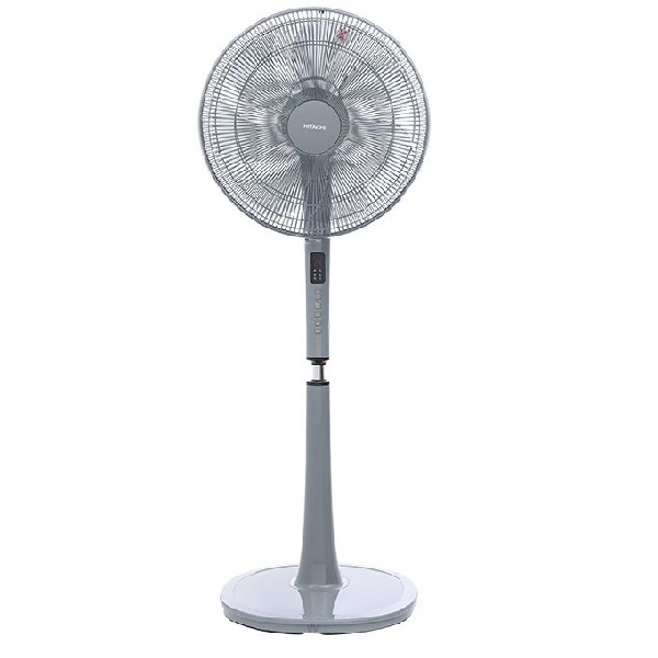 QUẠT CÂY 7 CÁNH ĐỘNG CƠ DC HITACHI LF-D6RCGM XÁM