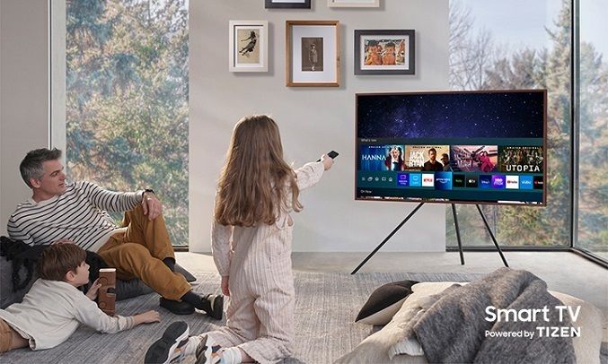 Smart Tivi The Frame QLED Samsung 4K 55 inch QA55LS03AAKXXV - Kho ứng dụng đa dạng