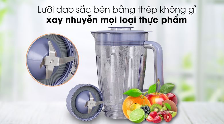 Lưỡi dao sắc bén - Máy xay sinh tố Philips HR2221/00