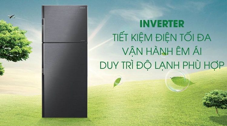 công nghệ inverter-Tủ lạnh Hitachi R-H230PGV7(BBK)