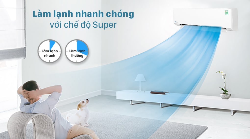 Máy lạnh Casper 2 HP LC-18FS32 - Làm lạnh nhanh