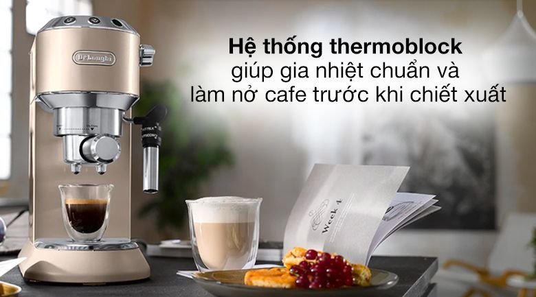 Công nghệ Thermoblock - Delonghi EC785.BG