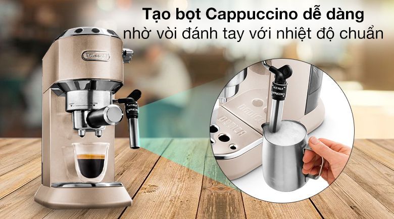 Tạo bọt - Delonghi EC785.BG