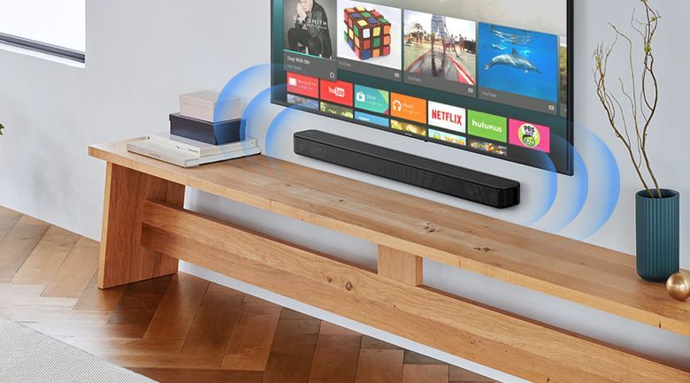 Soundbar 2 kênh trên Loa thanh Sony HT-S100F