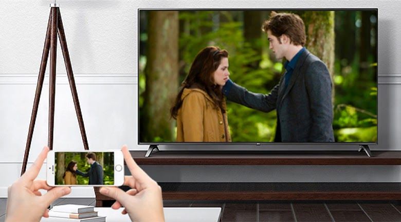 Smart Tivi LG 4K 86 inch 86UP8000PTB-Chiếu màn hình điện thoại lên tivi