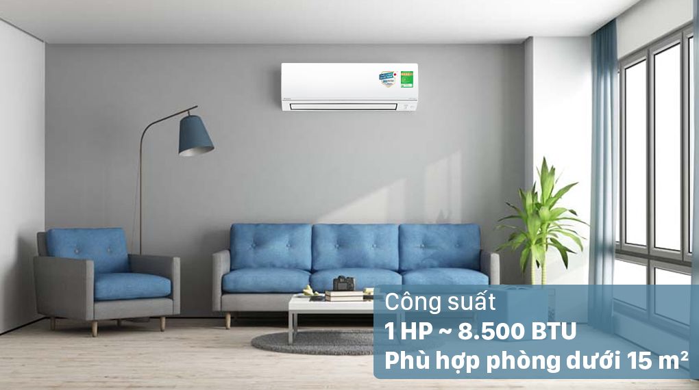 Máy lạnh 2 chiều Daikin Inverter 1 HP FTHF25VAVMV - Công suất 1 HP