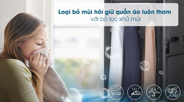 Tủ chăm sóc quần áo AirDresser Samsung - Khử mùi